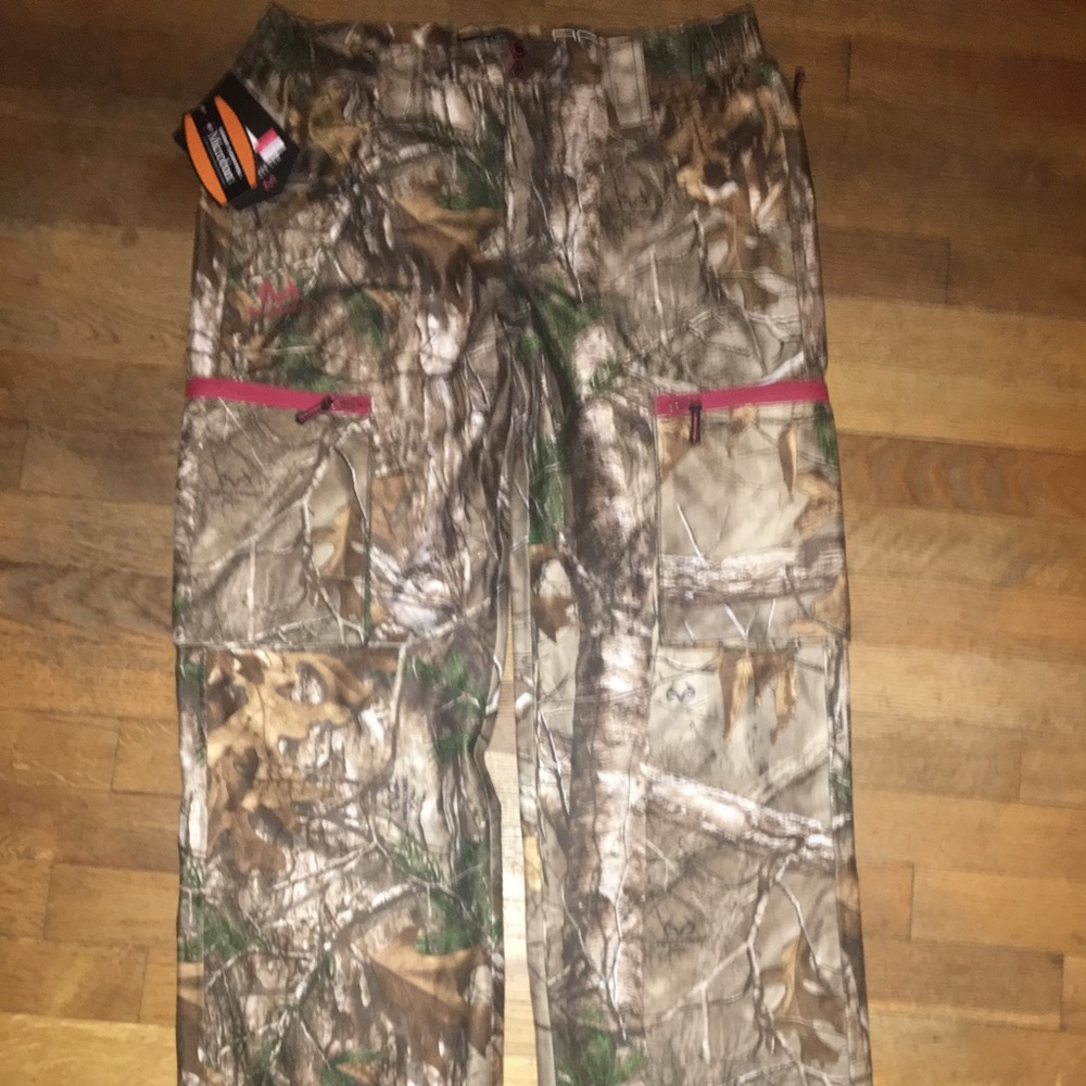 Brand new with tags camo hunting pants. Women's.